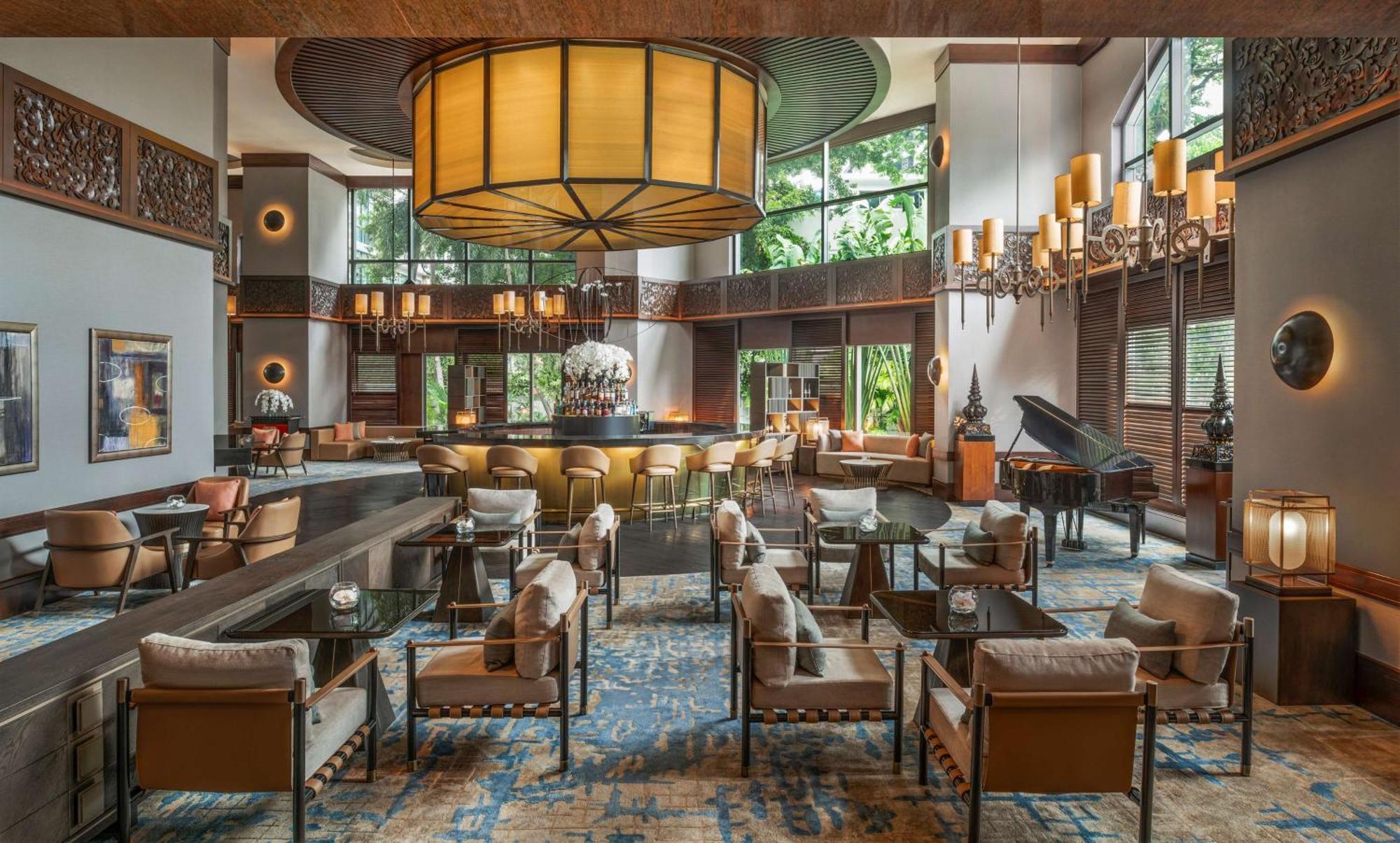 Conrad Bangkok Hotel Exterior foto The Bar